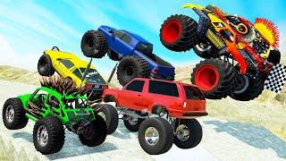 Monster Trucks Mud Battle #11 - Beamng drive