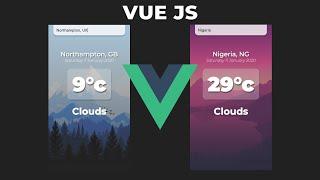 Build a Weather App in VueJS | Vue Beginner Tutorial