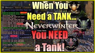 TANKS Needed Random TRIAL Queue DUNGEON Neverwinter Justicar Sentinel Vanguard Rough Astral Diamonds