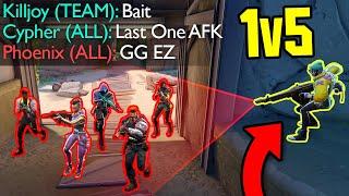 These 1v5 Comebacks Will BLOW YOUR MIND...