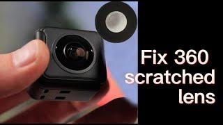 DIY replacement of Insta360 One RS sphere lens