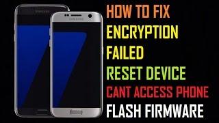 How To Fix Encryption Failed Samsung Devices|How To Fix Reset Device Error