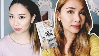 BLEACHING MY DARK HAIR TO BLONDE | Loreal Colorista Bleach All Over