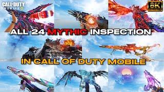 All Latest Mythic weapon Inspection And Reload With Ultra HD Graphics | COD Mobile | #codm