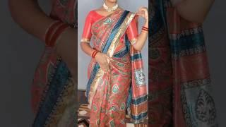 Cotton saree draping tutorial easy tips for beginners step by step wedding speacial #saree #fashion