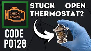 Is it OK to drive with a "STUCK OPEN" thermostat (code P0128)? (Thermostat 101 - Part 4)