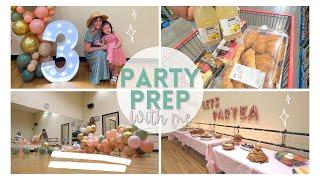 3rd Birthday PARTY PREP with me DIY everything