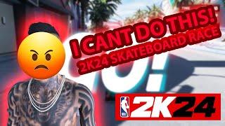 I CANT COMPLETE THE SKATEBOARD RACE IN 2K24?!