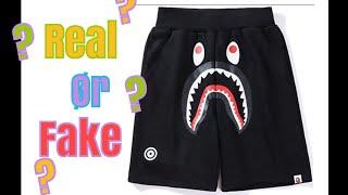 Real Or Fake? (Black Bape Shorts)