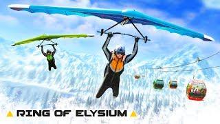 ПОЛЕТ НА ГЛАЙДЕРЕ ВМЕСТЕ С ШИМОРО! ВЗЯЛИ ТОП-1! - RING OF ELYSIUM ( ЗИМНИЙ УБИЙЦА PUBG )