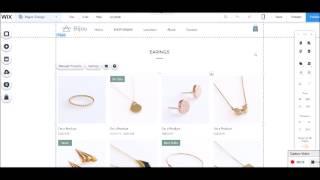 How to create a drop down menu header page wix & home page image buttons