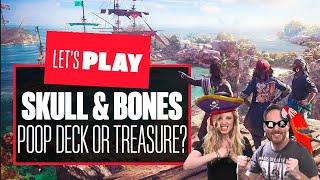 Let's Play Skull & Bones PS5 Co-op Gameplay! - POOP DECK OR BURIED TREASURE? FIND OUT HERE!