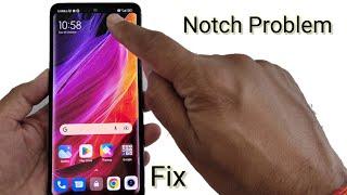How to fix screen notch problem | apps full screen not working in redmi