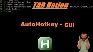 AutoHotkey - GUI Add a Menu Bar With Sub Menus