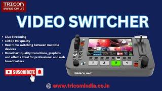 Sprolink Neolive R2 Plus video switcher | Best Video Switcher For Live Streaming | 1080p | TRICOM