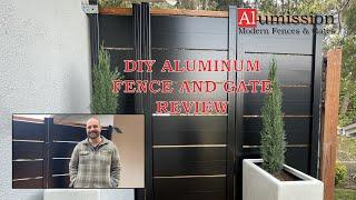 DIY aluminum fence and gate review.