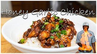 Quick and Easy Honey Garlic Chicken That's Better Than Take Out (15 min TOPS!!)