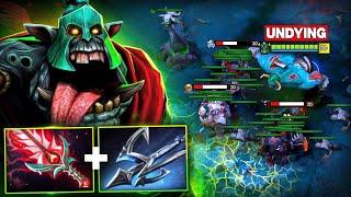 Raid Boss Undying +15000 HP Hard Carry  22 Kills Rampage | Dota 2 Gameplay