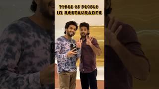 Types Of People In Restaurants | #shorts #naaluvithamaravindh #friends #typesof #restaurant