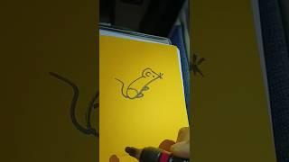 Drawing cute mouse step by step#youtubeshorts #shorts tiktok