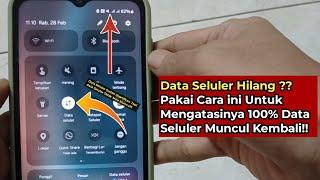 Cara Memunculkan Data Seluler yang Hilang