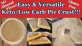 Bamboo Fiber Experiment on my Flaky Keto/Low Carb Coconut Flour Pie Crust Recipe- Plus Pop Tarts!!!