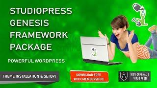 StudioPress Genesis Framework Package Wordpress Theme download Installation & Setup Guide Tutorial