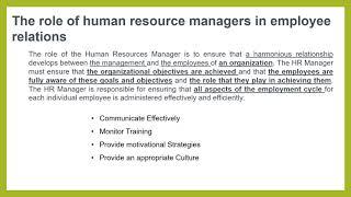 Fundamentals of human resources management Day 3