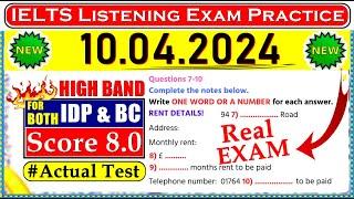 IELTS LISTENING PRACTICE TEST 2024 WITH ANSWERS | 10.04.2024