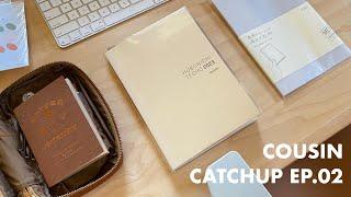 cousin catchup ep.02  cover shopping + an updated pencil case tour (superior labor utility case) 