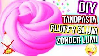 TANDPASTA FLUFFY SLIJM ZONDER LIJM, SCHEERSCHUIM, MAIZENA, WASMIDDEL OF STIJFSEL!