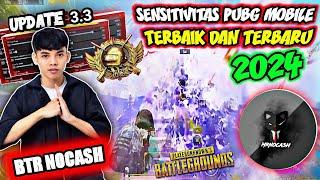 SENSITIVITAS PUBG MOBILE TERBAIK 2024SENSI NOCASH PUBG TERBARU UPDATE 3.3 (NO RECOIL) FULL GYRO