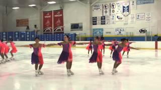 NC Synchro Richmond Twizzlers OJ team 11-3-2013