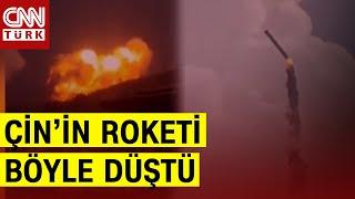 Düştü! Çin'de Roket Paniği! O Roketi Yanlışlıkla Ateşlemişler!