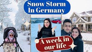 Surviving A Week Of Snow Storm In Germany | Struggles Of Winter In Germany | Indian Family In Europe