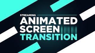 After Effects Tutorial: Animated Stream Screen Transitions