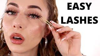 The EASIEST Way to Apply False Lashes