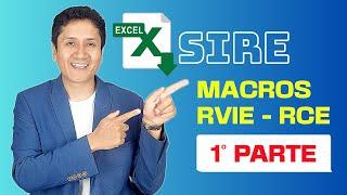  SIRE  CURSO FÁCIL | 1° PARTE  MACROS RVIE – RCE GRATIS!