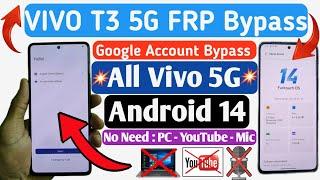 Vivo T3 5G FRP Bypass Android 14 | Vivo Android 14 FRP Bypass | Vivo T3 lite 5G