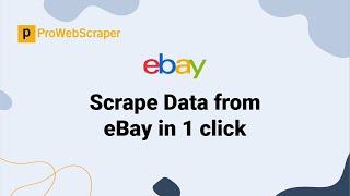 Ready To Run eBay Scraper