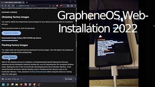 GrapheneOS installieren mit dem Webinstaller - Update 2022