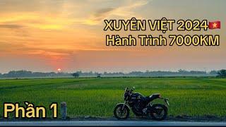 | XUYÊN VIỆT | HÀNH TRÌNH PHƯỢT XUYÊN VIỆT 7000KM TẾT 2024 | CHẶNG 1 : HÀ NỘI - NGHỆ AN | PHẦN 1|