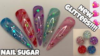 New Glitter Releases!! | Nail Sugar | Top Coat Cam!