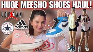 Huge MEESHO Shoes Haul!Dupes of Nike,Adidas,Converse Under Rs.599/- |Rupal Yadav #meesho