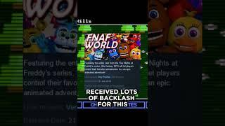 The DELETED Version of FNAF World! #shorts #fnaf #fnafworld