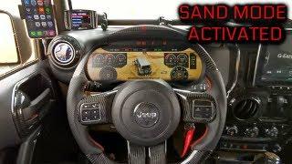 Heavily Modded Jeep Wrangler From Dubai | JK TO JL Conversion | Digital Dash | Borla Atak | Strad