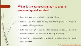 How to Get Amazon Appeal Service