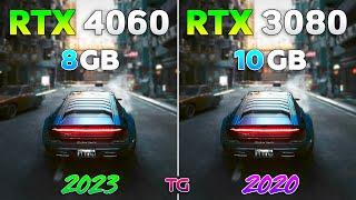 RTX 4060 vs RTX 3080 - Test in 8 Games | DLSS3
