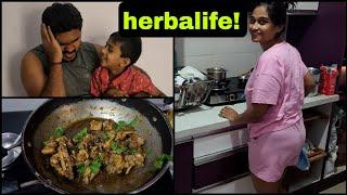 ದುಡ್ಡು ಕೊಟ್ಟು ಏನೇನು ಕುಡಿತಾಳಪ್ಪ ನನ್ ಹೆಂಡ್ತಿ‍️! HERBALIFE️! | SUNDAY MORNING VLOG