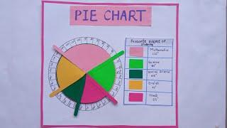 Pie chart 3 D model| Math Working model| pie chart Working model |Math project |